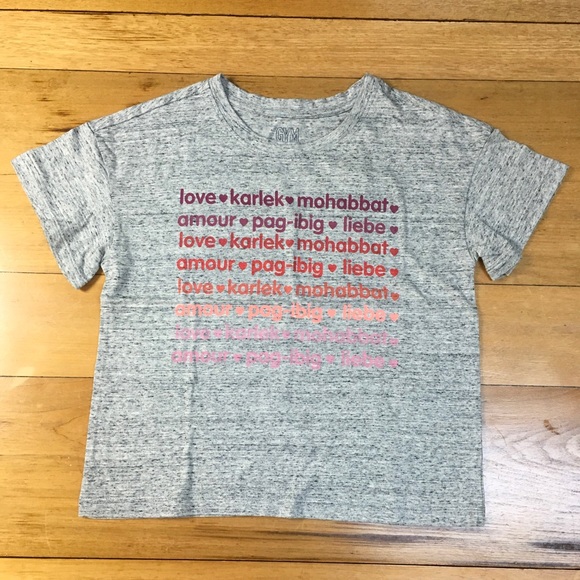 NWT Gymboree  Girls   Love Tee T-shirt - Picture 1 of 3